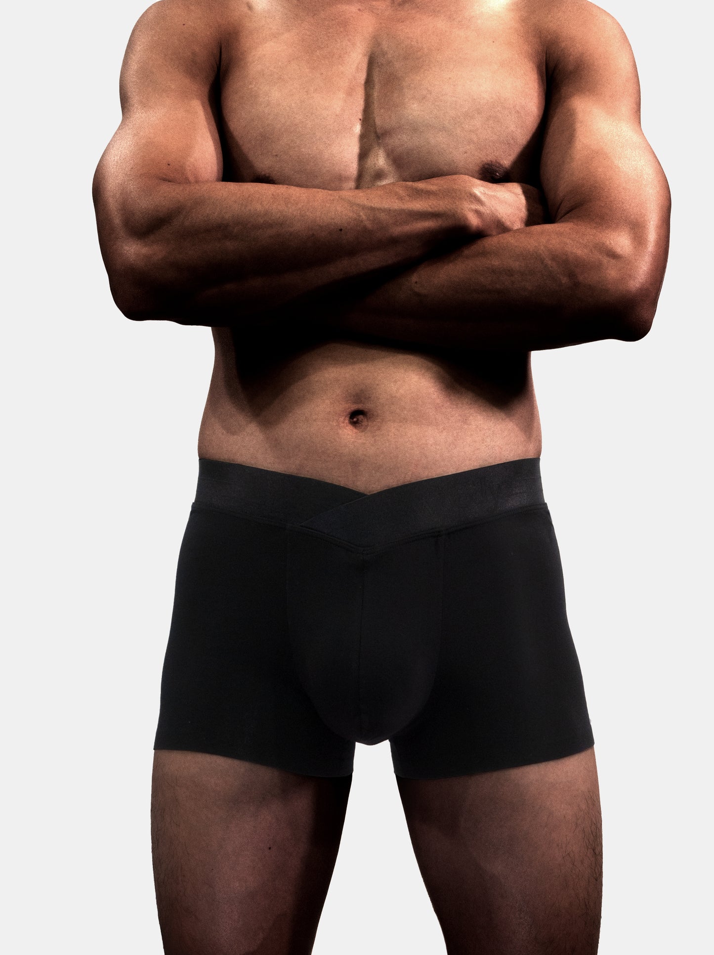 Woody V Shape Brief - Black