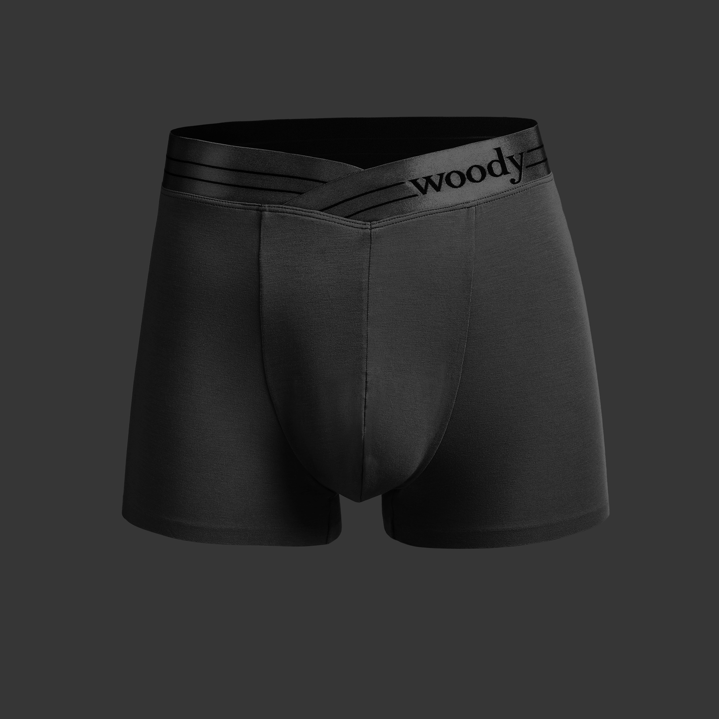 Woody V Shape Brief - Black