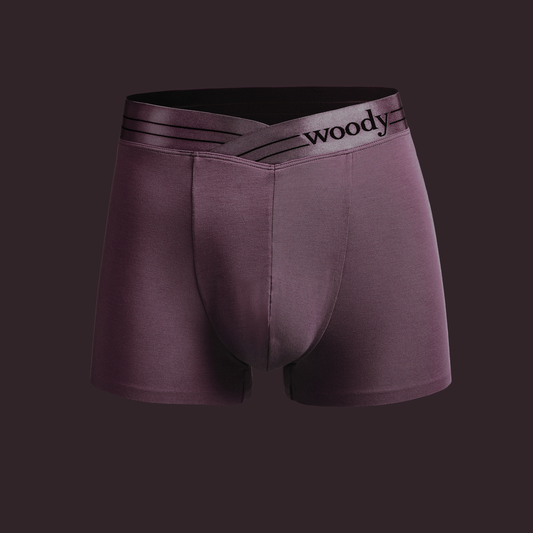 Woody V Shape Brief - Dark Red
